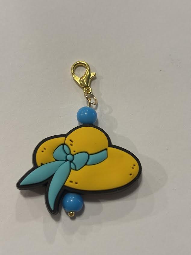 Yellow Hat Planner Charm
