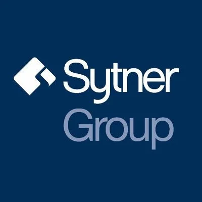 Sytner Group logo on a dark blue background