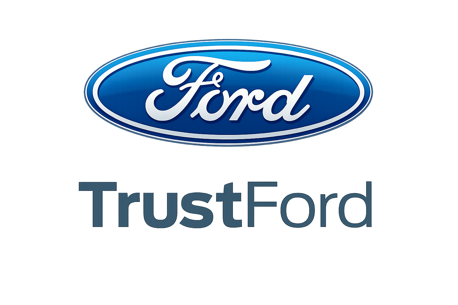 Ford logo with the words 'Trust Ford' underneath.