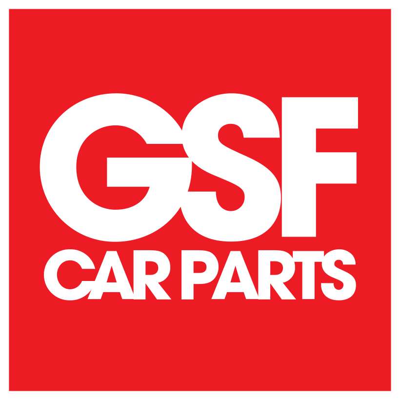 GFS Car Parts logo with red background and white text