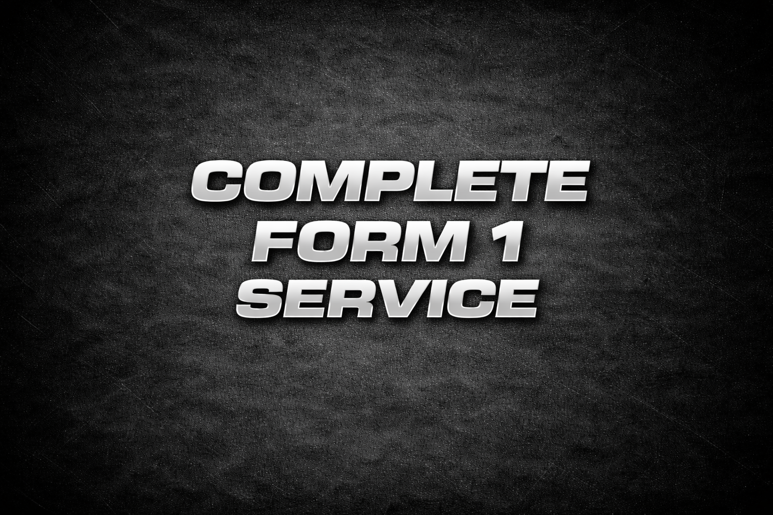 eForm 5320.1 Service (Form 1)