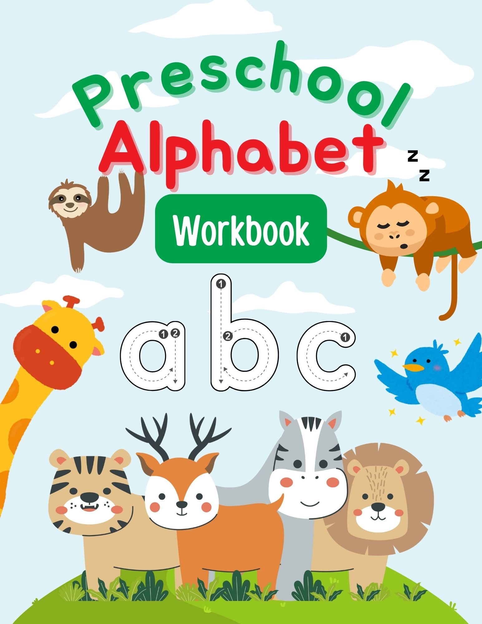 Preschool Alphabet Workbook. (Digital Download)