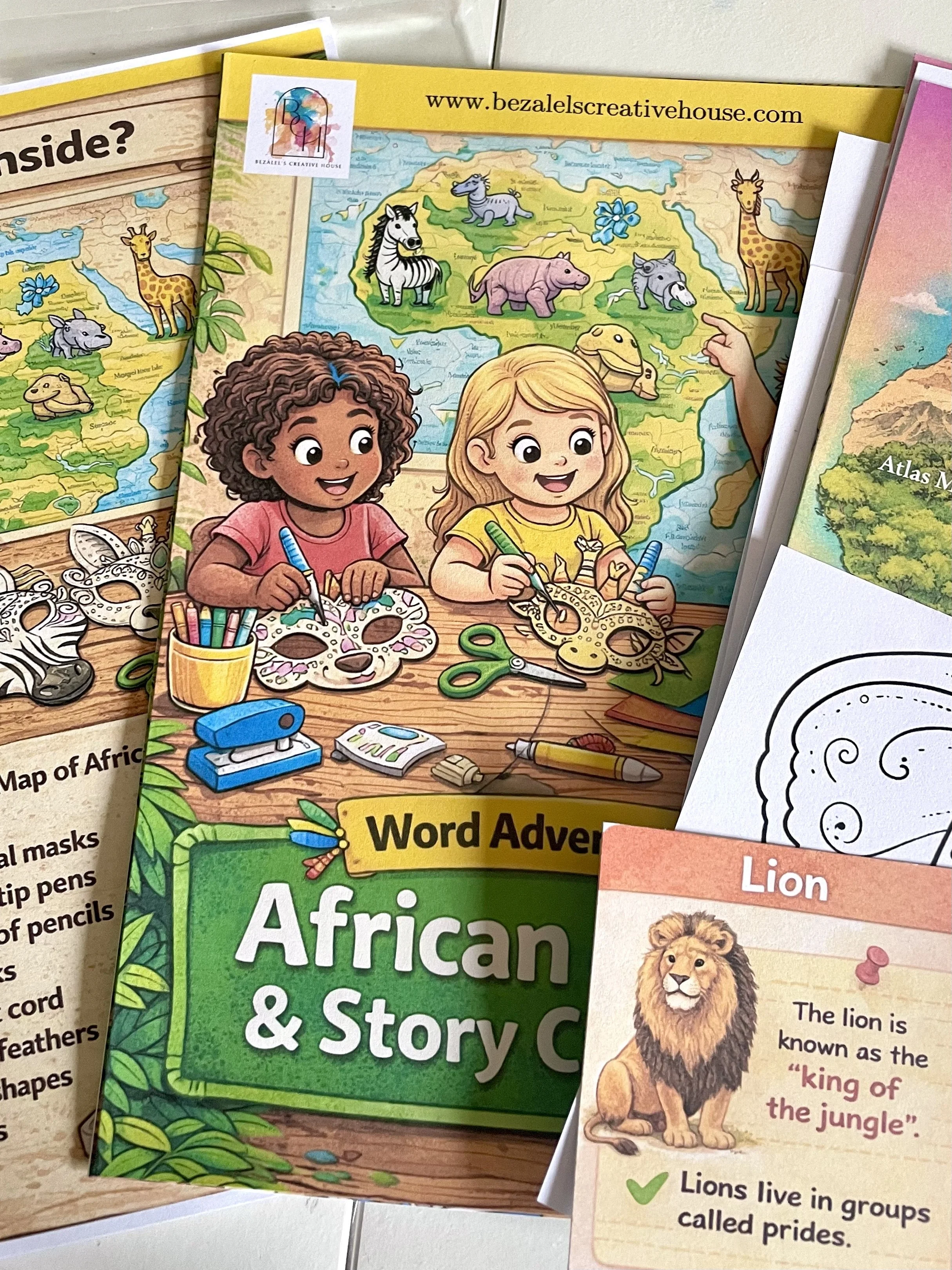 Word Adventures: African Mask & Story Craft Set
