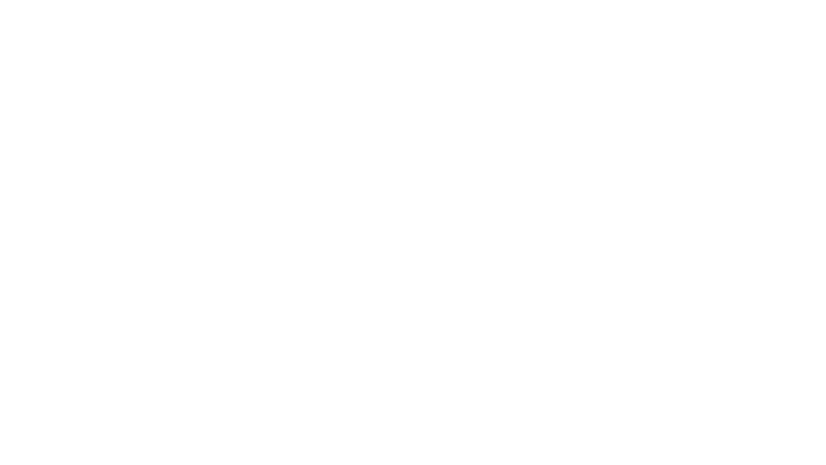 Outline of a church with a cross on top, displayed on a black background.