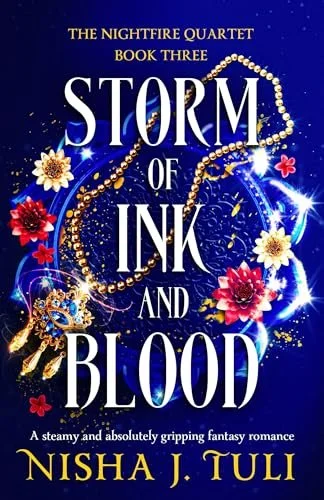 Book cover for Storm of Ink and Blood by Nisha J. Tuli