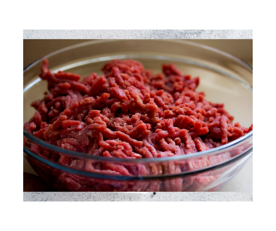 Buy 4 (2 lb) packs of ground meat and get 1 free ( $20.00 dollar value)