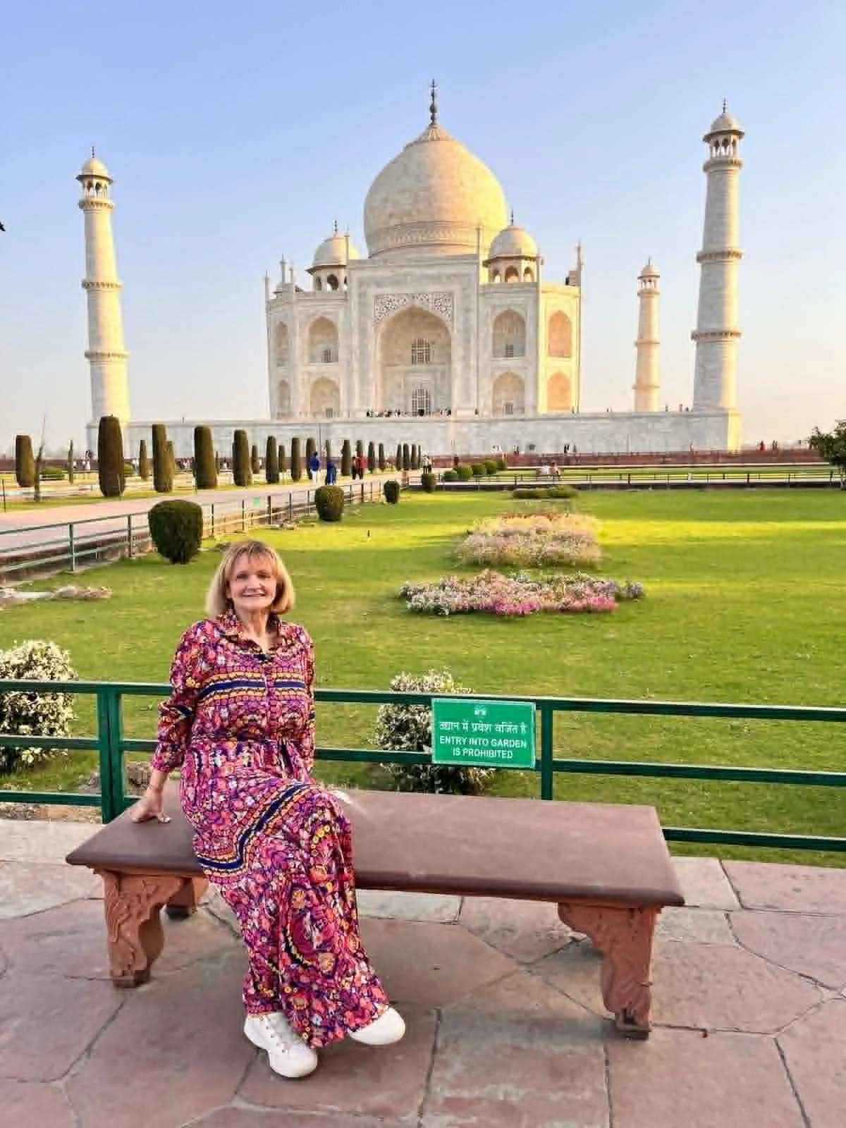 India - Agra - Taj Mahal in private at sunrise