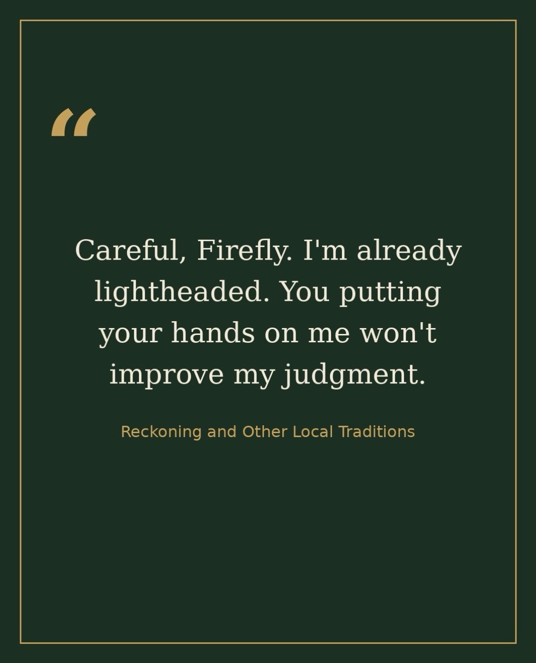 "I'm already lightheaded. You putting your hands on me won't improve my judgment." Zedric, buddy, your judgment left the chat chapters ago 🔥.

Our morally gray protector, he falls first and he's fucking furious about it.

Reckoning and Oth