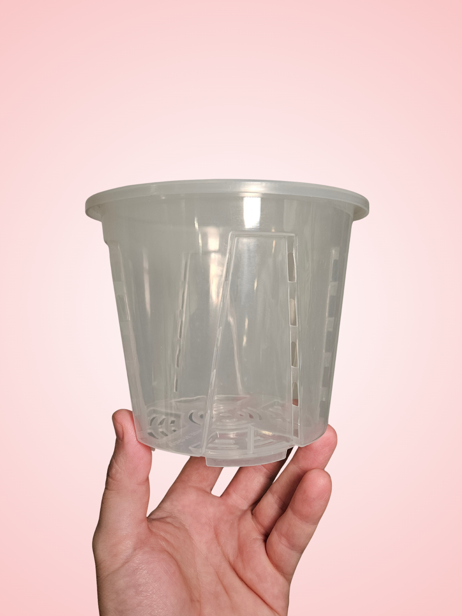 5" Clear Plastic Pot