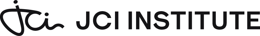 Logo of JCI Institute with stylized initials JC and name.