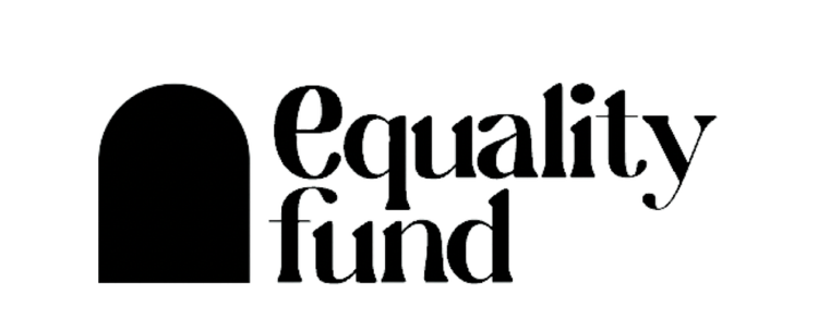 Illustration of a vault door with the words 'Equality Fund' beside it.