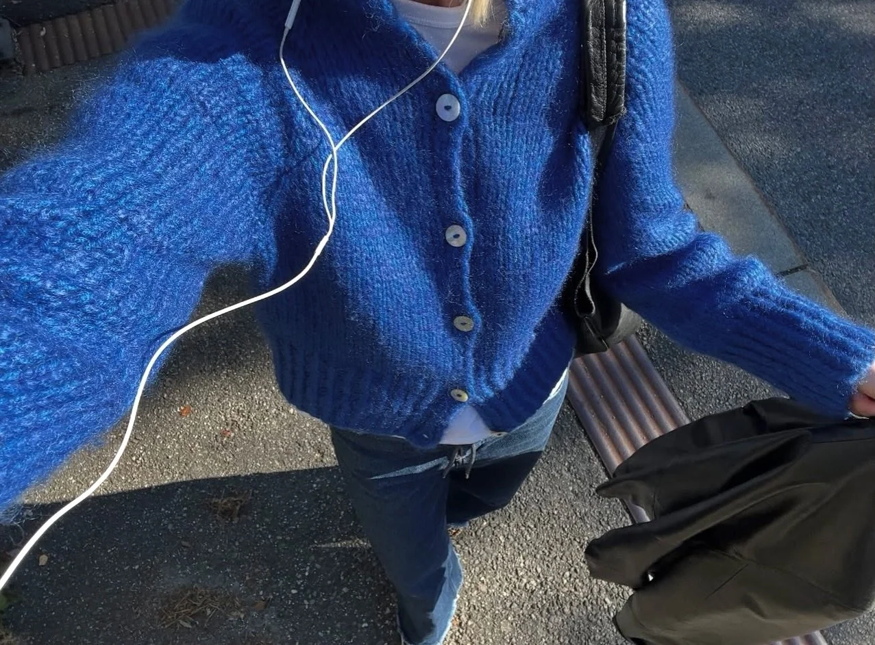 Litt v&aring;r? 💌 

Klarajakken p&aring; @strikkolinni