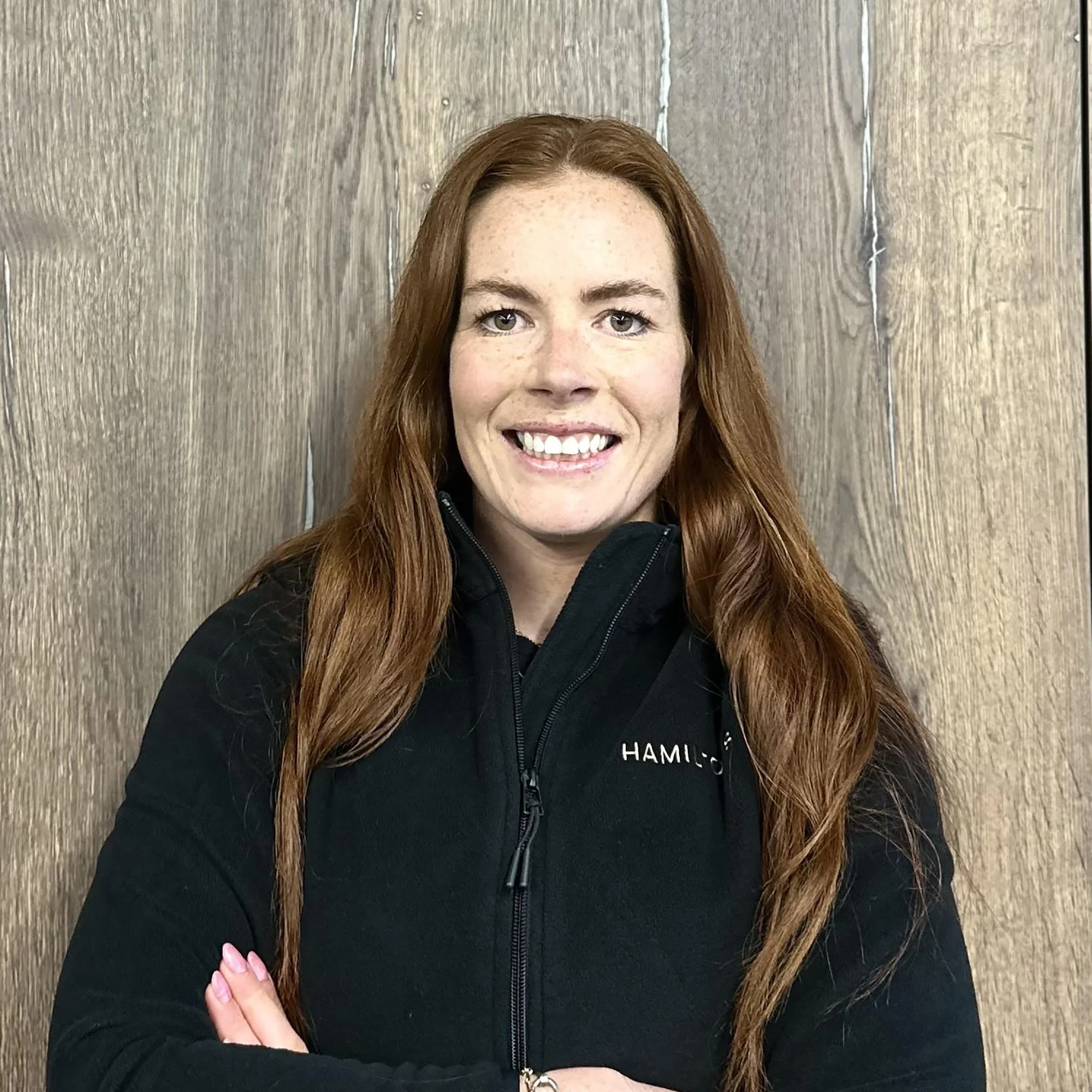 Picture of Jess, one of the instructors at Hamiltons who is a Level 3 Personal Trainer and Level 2 Fitness Instructor, and a busy working mum who understands real-life demands.