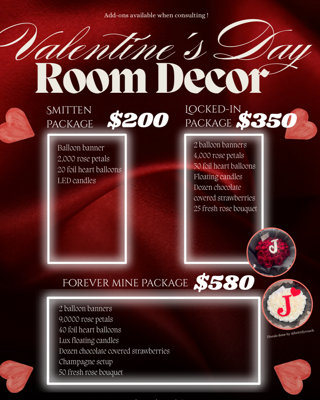 Valentine’s Day Room Decor Package