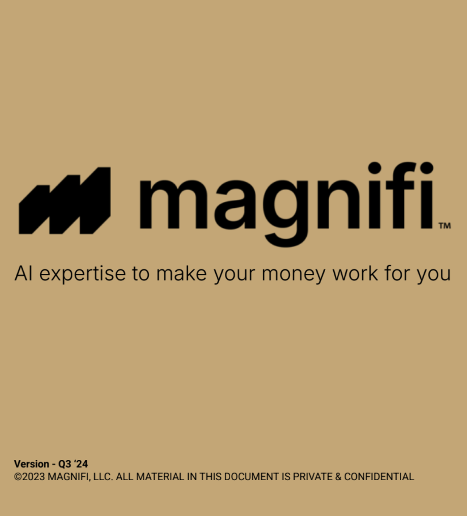 Magnifi Investor Deck
