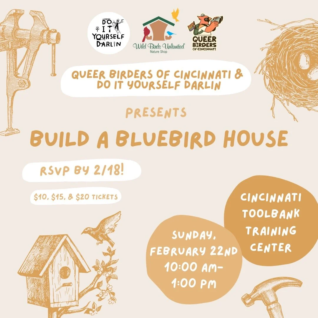 Build A Bluebird House with QBC & DIYD (Feb 22) - Sold out, click to join waitlist