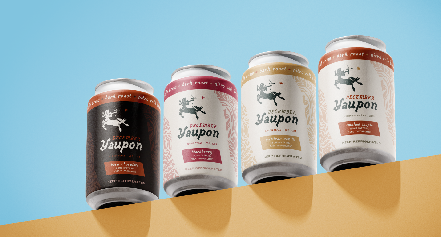 December Dark Roast Yaupon Nitro Cold Brew Tasting