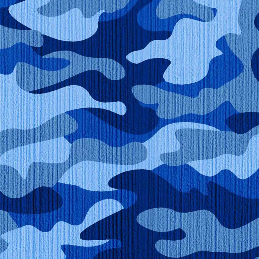 Close-up of aqua camouflage brushed EVA/PE foam for boat decking.