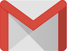 Icono de Gmail con fondo gris