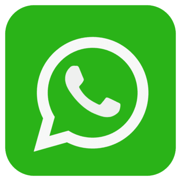Logotipo de WhatsApp en fondo verde.
