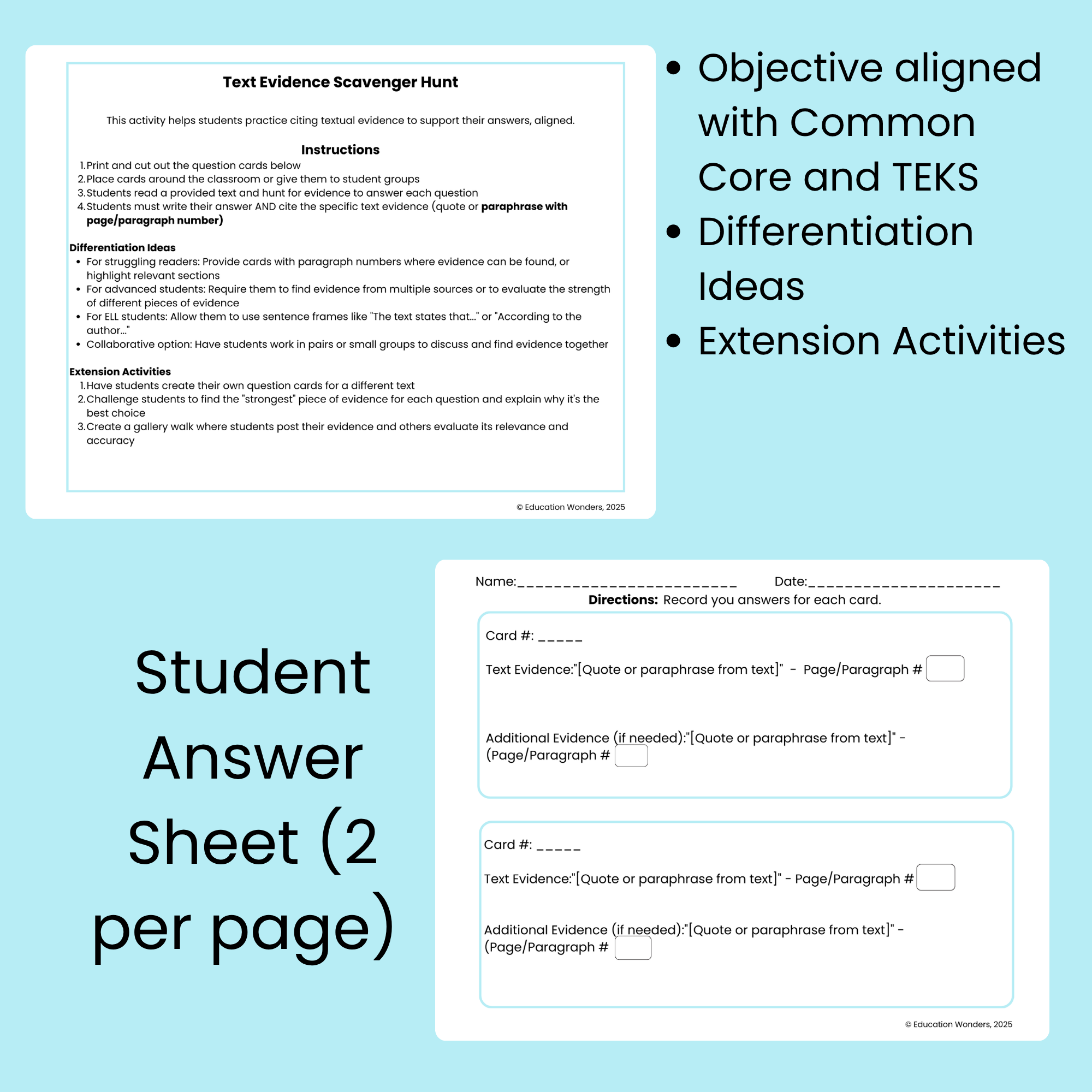 Text Evidence Scavenger Hunt Cover & Preview.png