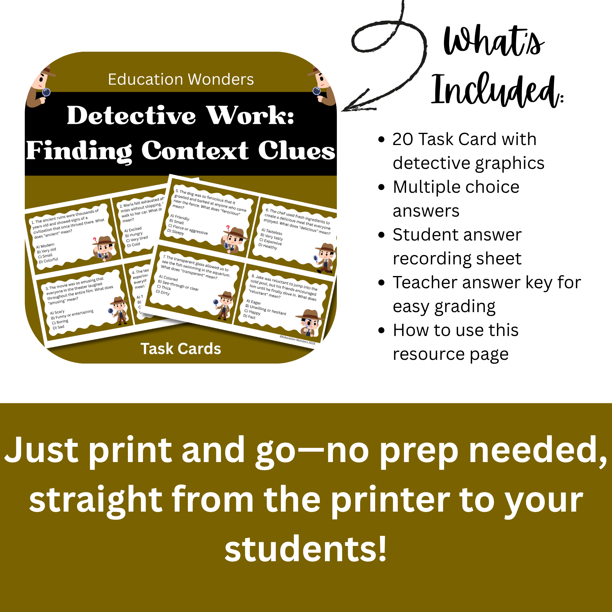 Detective Work Context Clues Task Cards Cover Preview (2).png