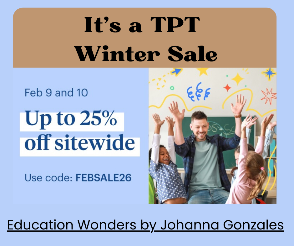 Teachers Pay Teachers Winter Sitewide Sale: Save Up to 25% (Feb 9–10)