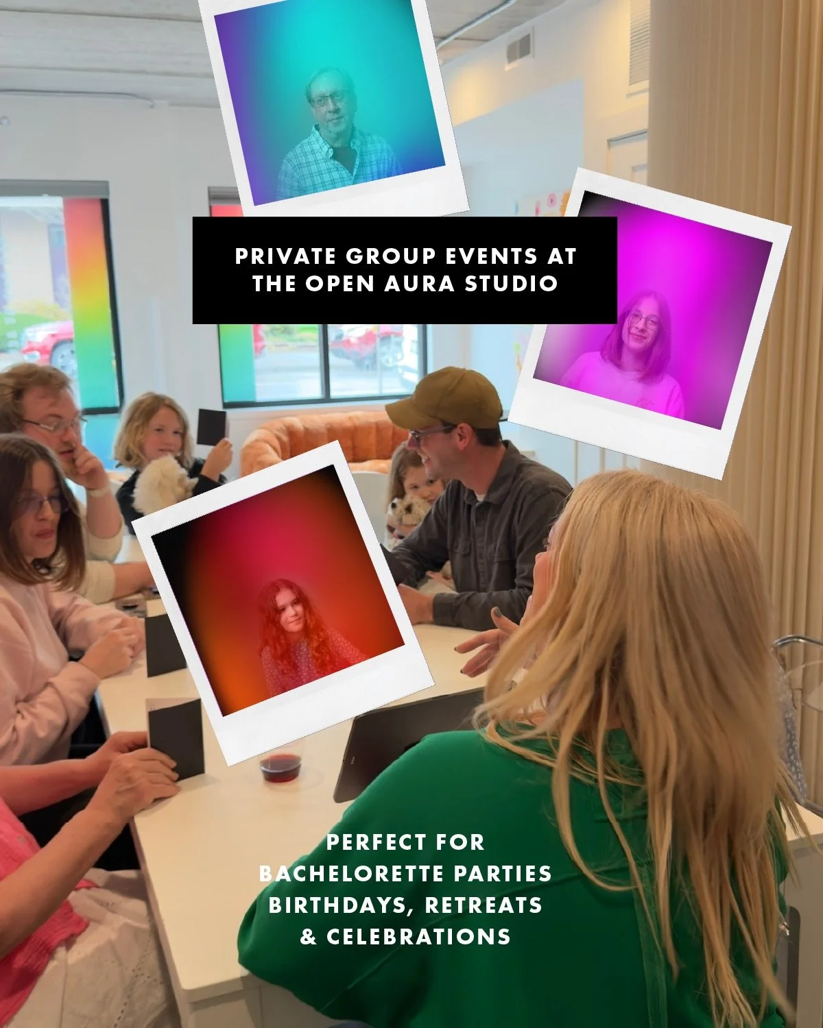 All the ways to Open Aura 👀❤️

Book an event or drop in for an aura portrait and interpretation at our downtown studio. We can&rsquo;t wait to see you!