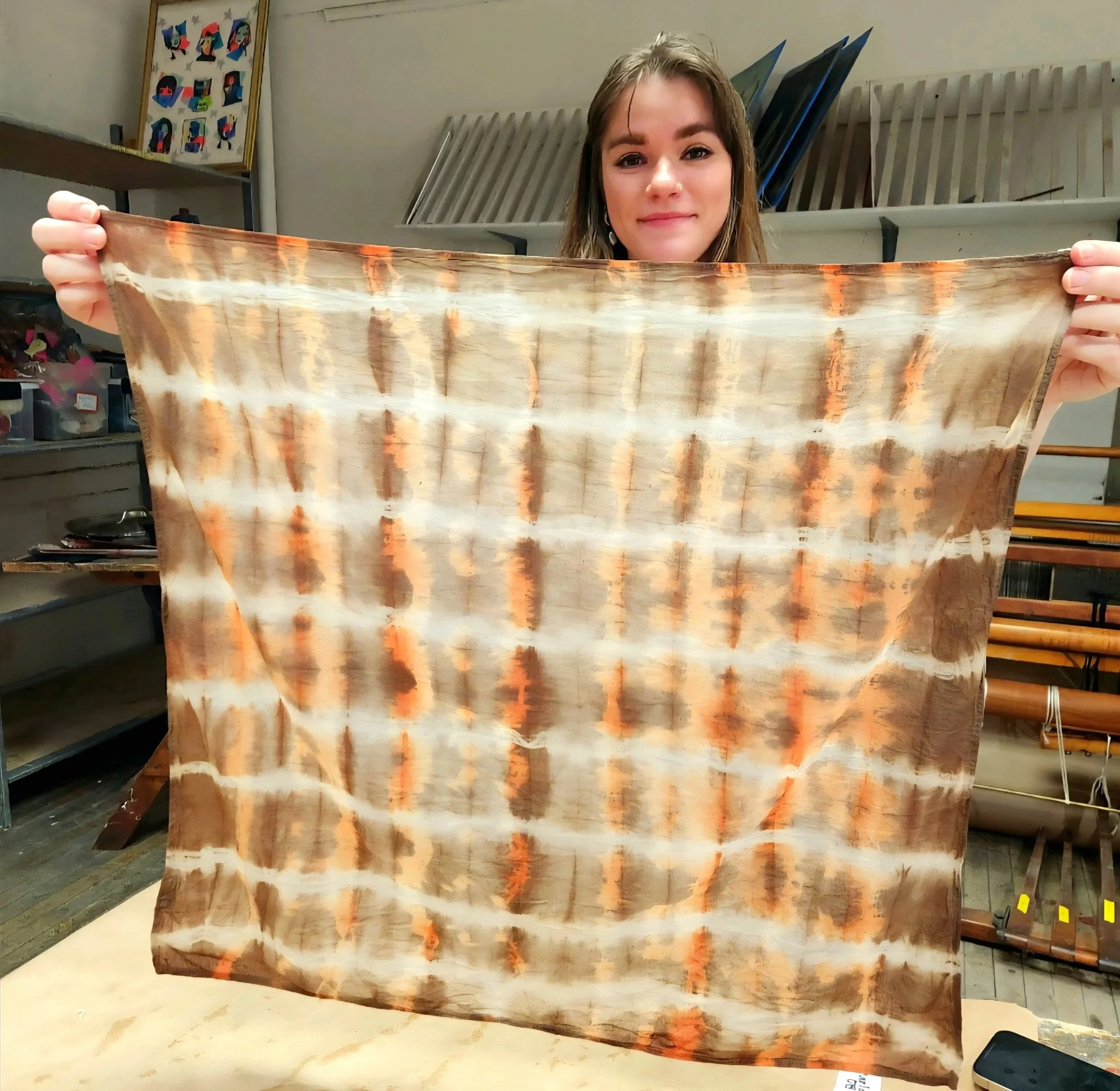 Shibori with Plant Dyes