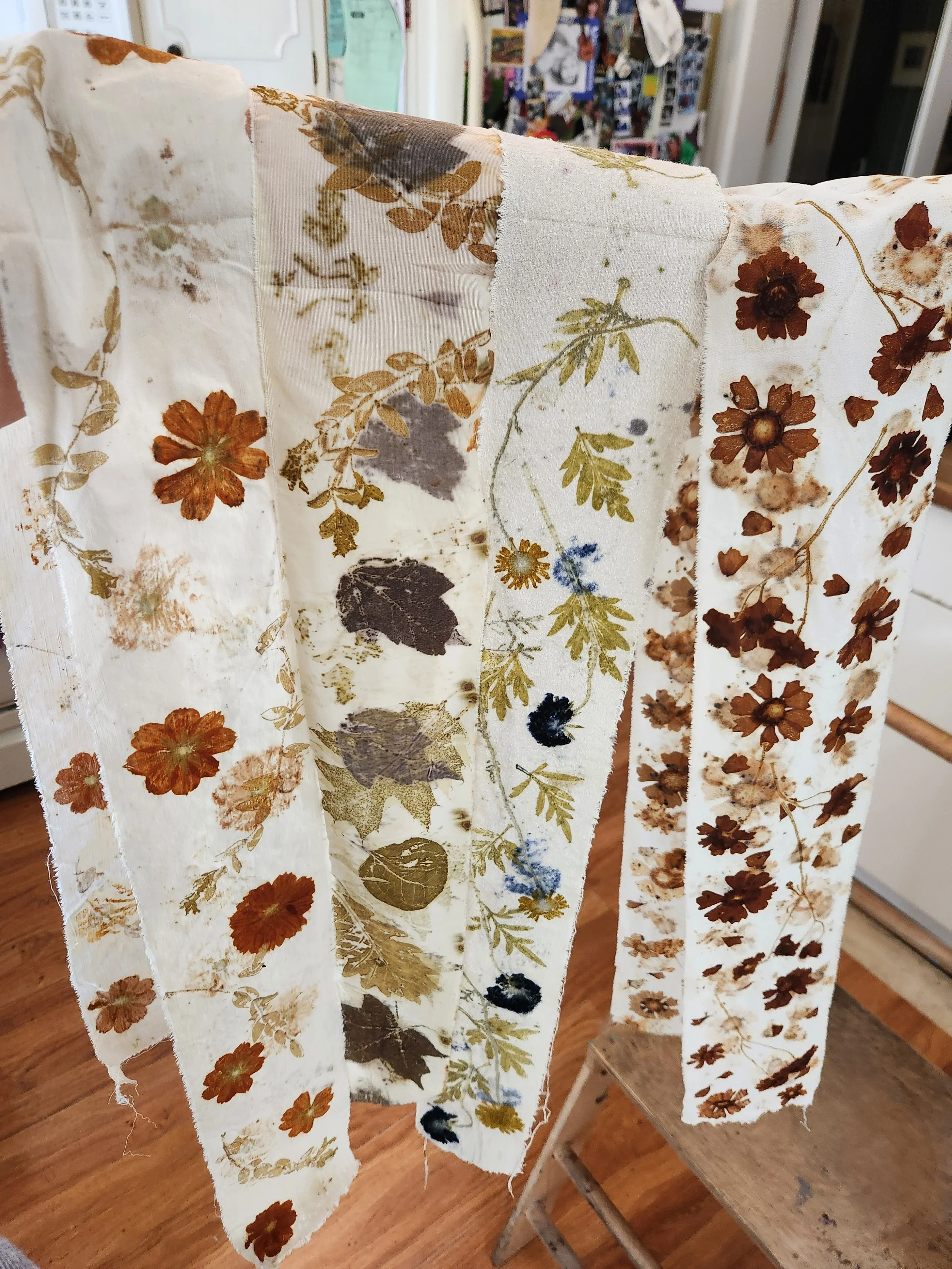 Wrapped with Nature: Botanical Holiday Ribbon Dyeing