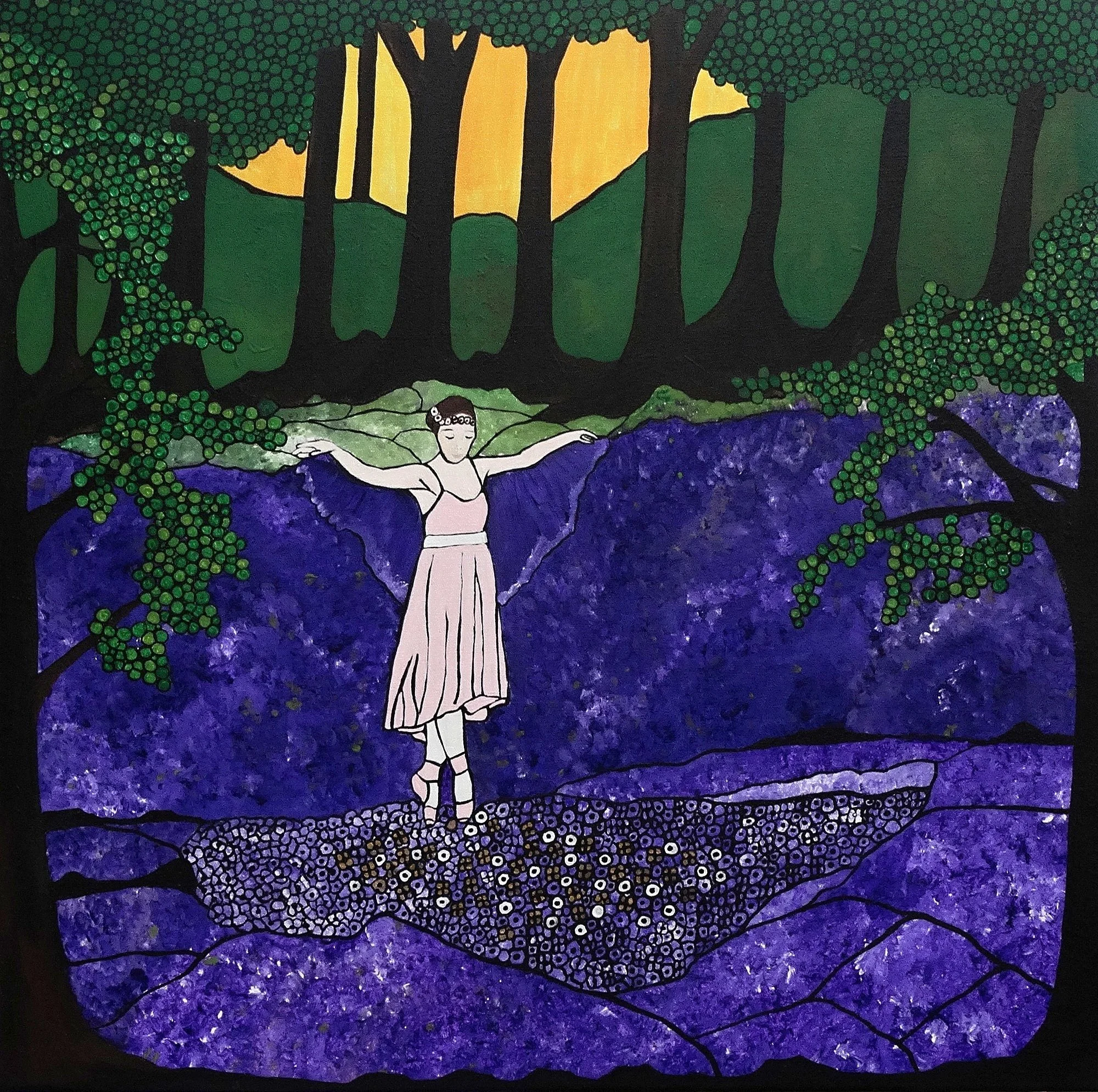 Enchanted Forest Ballet Canvas Art