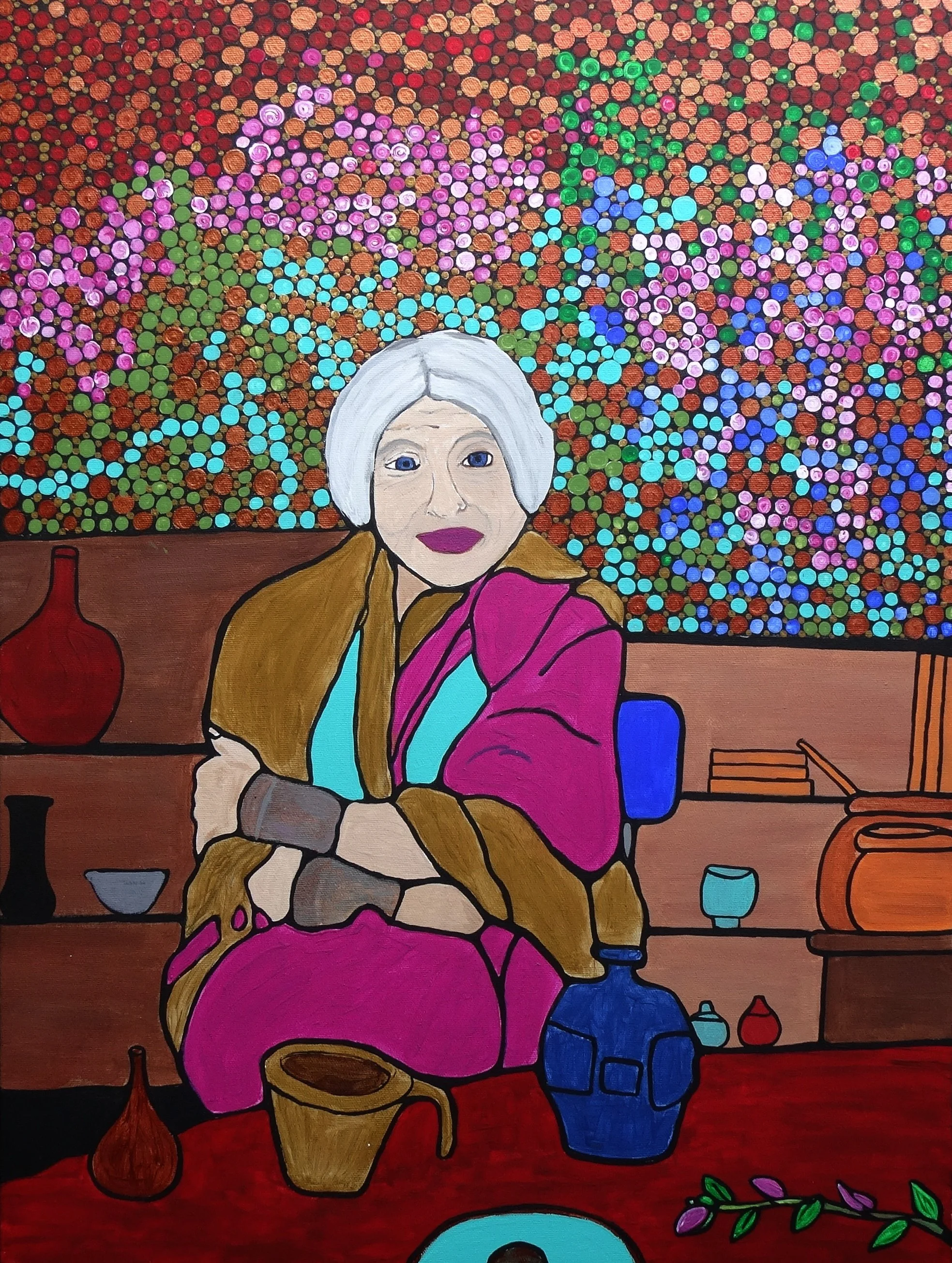 Beatrice Wood Portrait by Rachel Olynuk