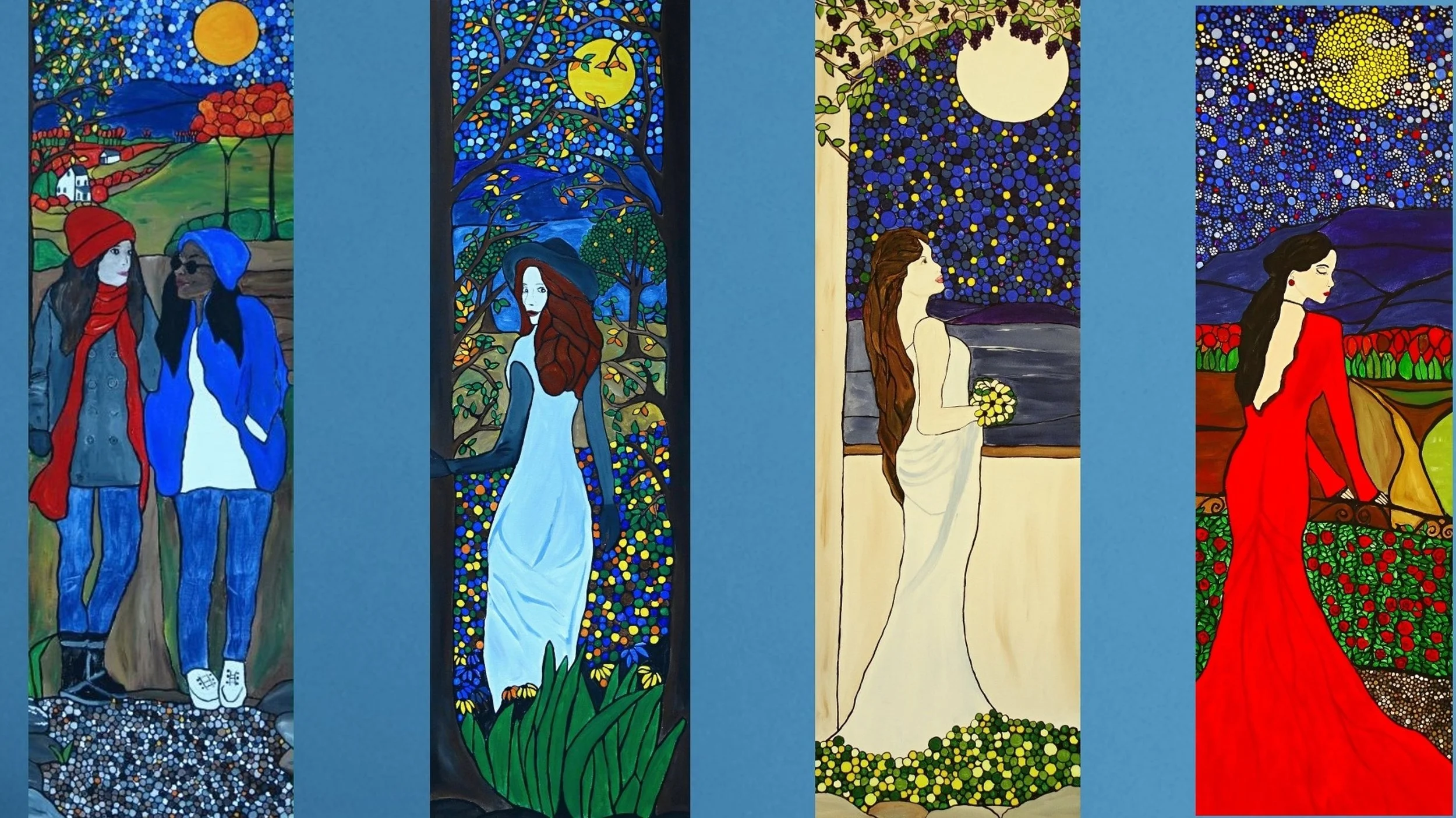 Enchanting Emotions Art Set - 4-Piece Collection