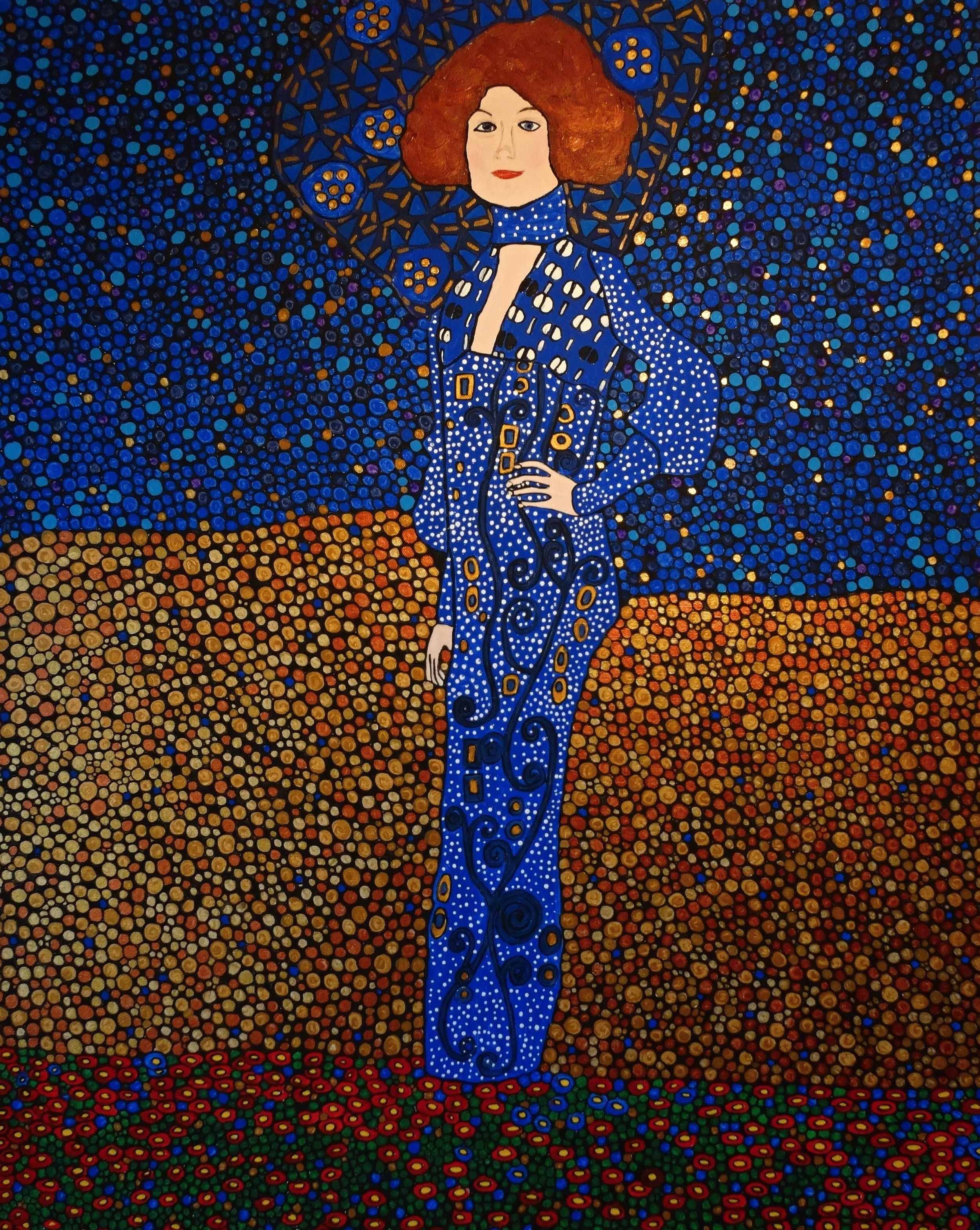 Vibrant Elegance in Emilie Floge portrait