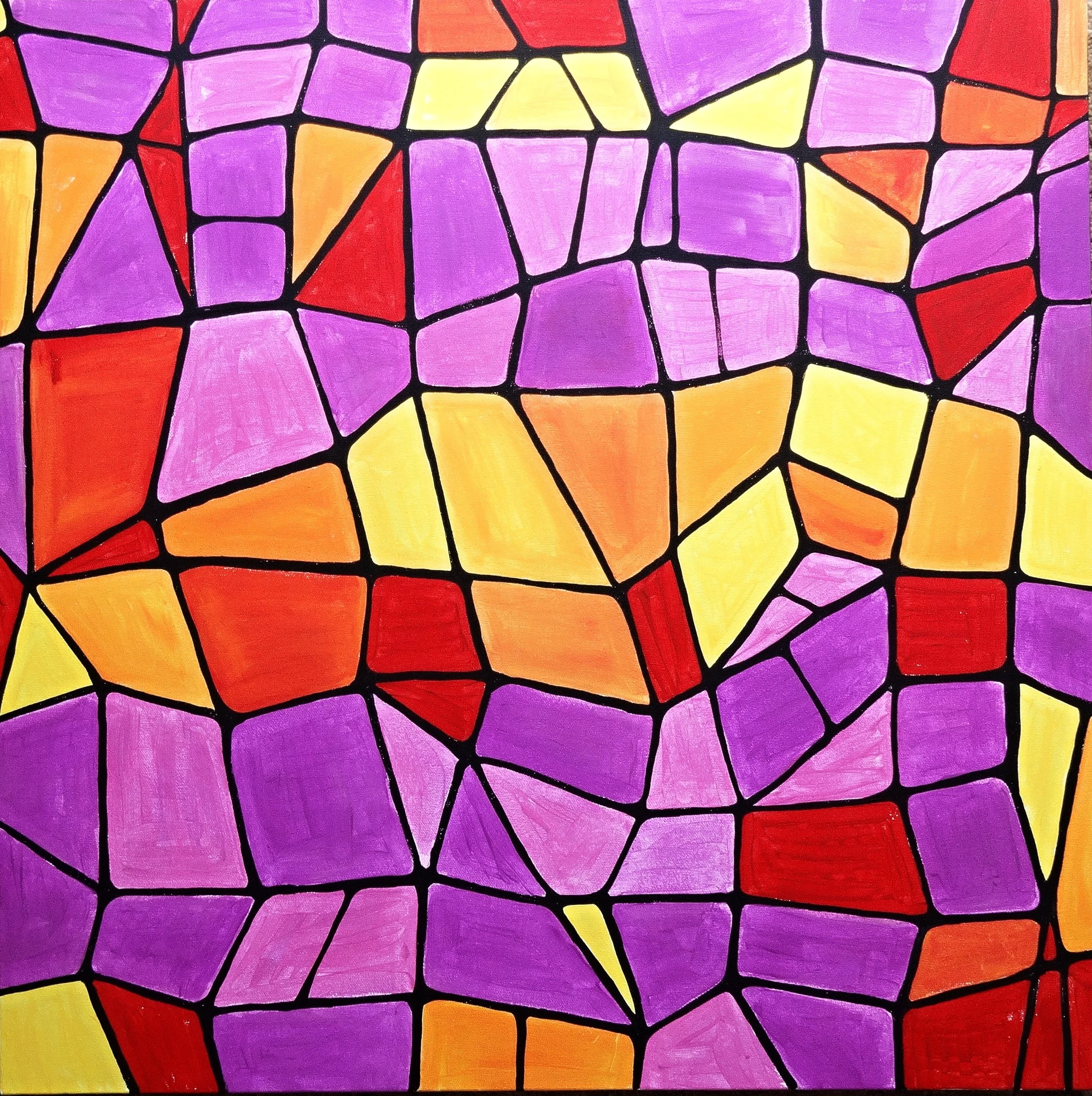 Vibrant Abstract Canvas Art