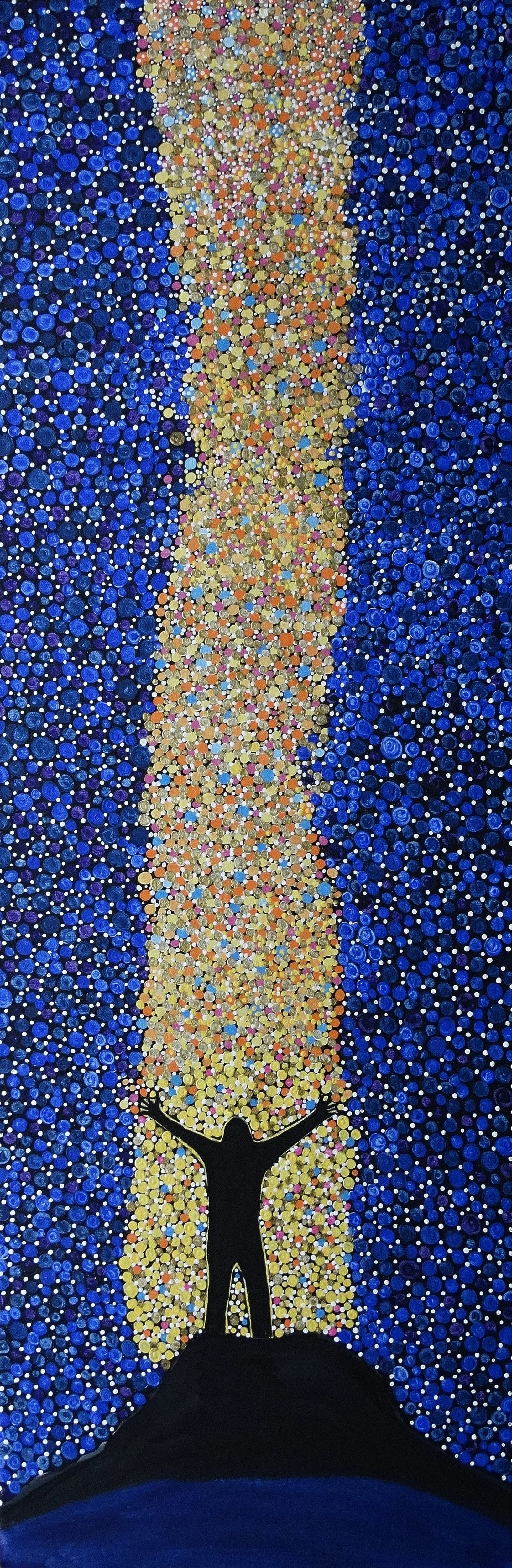 Cosmic Ambition Acrylic Painting