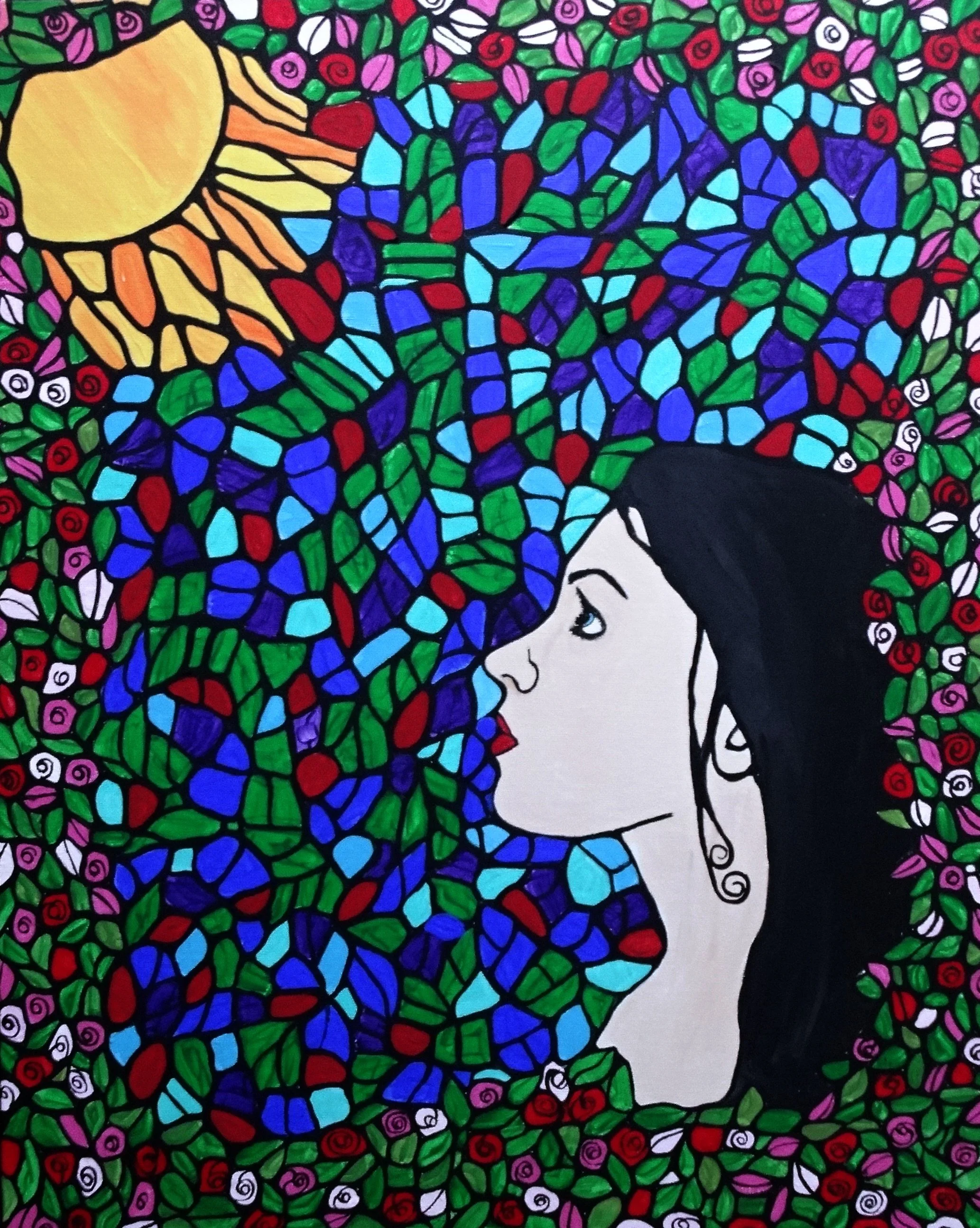 Sunlit Reflections Art Canvas