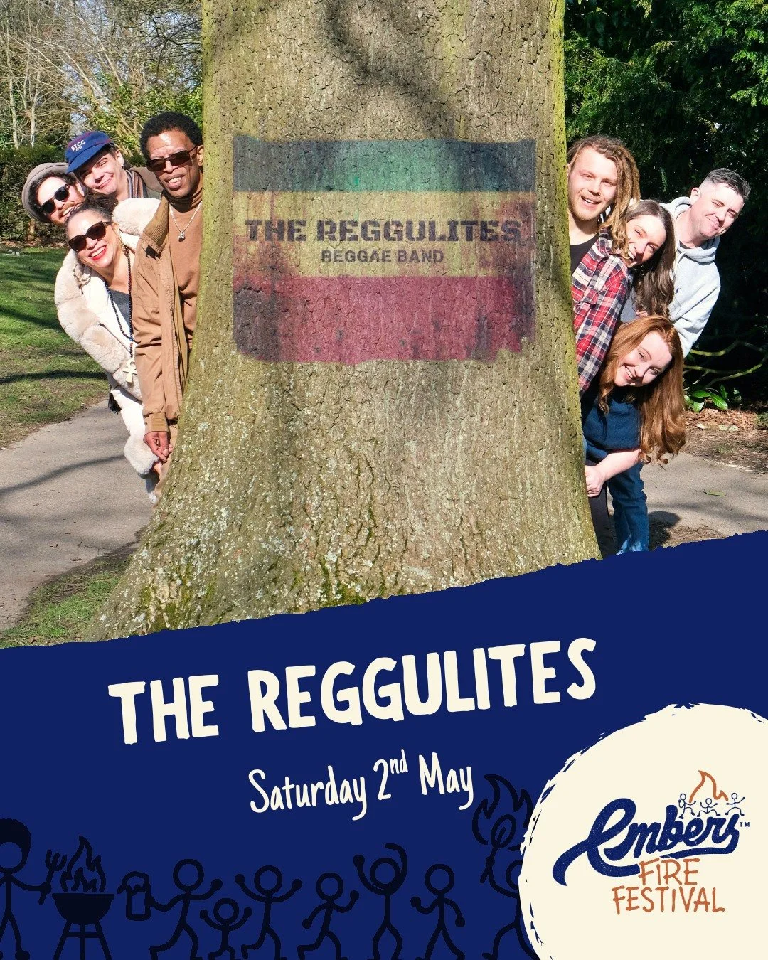 The Reggulites are going to be hitting the stage on our Saturday lineup at Embers Fire Festival! 🎺

The band who have set themselves a mission, to bring great reggae music to people's lives and leave them feeling happy. It doesn't get much better th