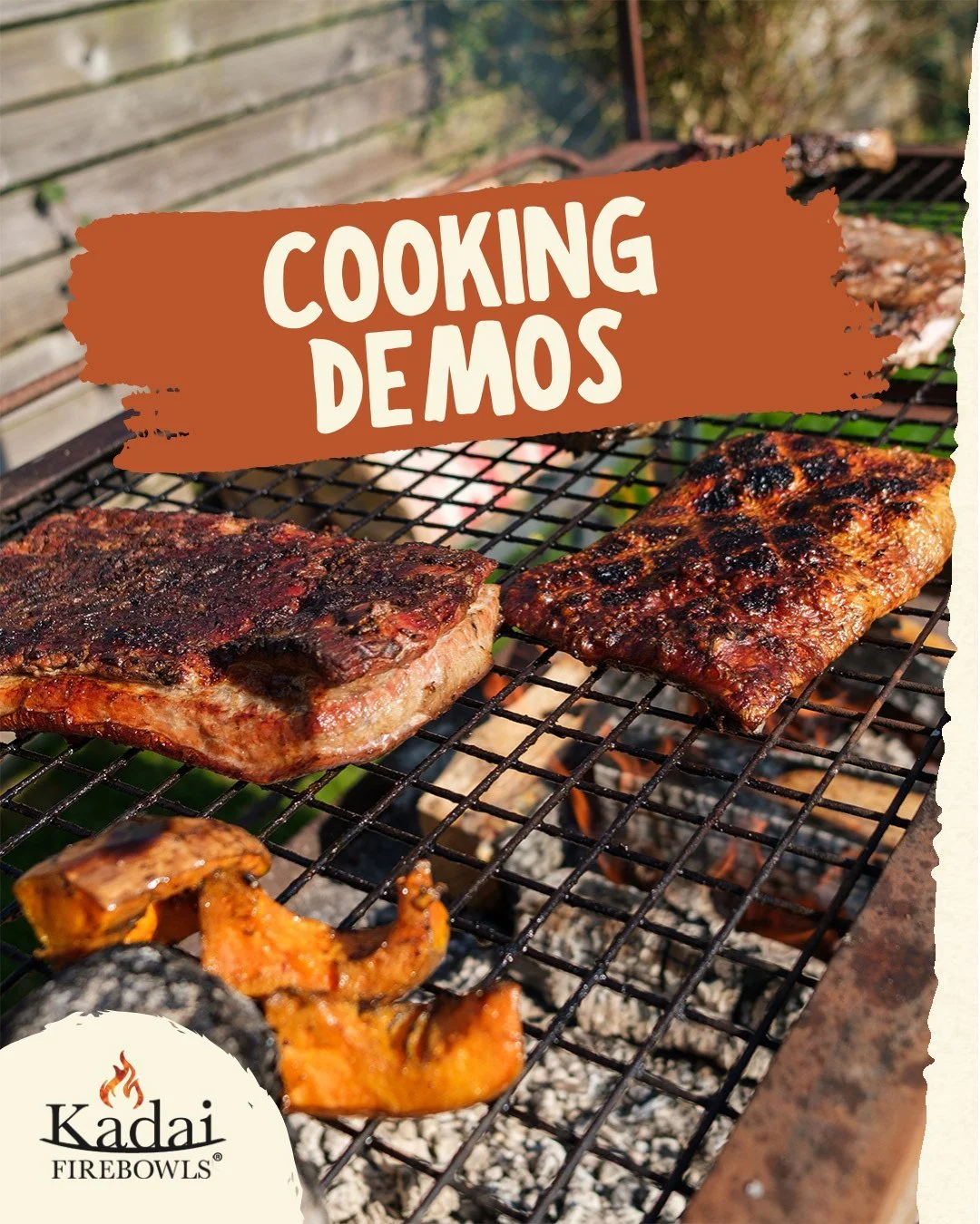 LIVE COOKING DEMOS 🔥📢

What a lineup we have for you here! These guys are the absolute masters when it comes to fire cooking and you'll leave their demos with tricks up your sleeve for your summer BBQs, that's for sure.

Take a look at our website 