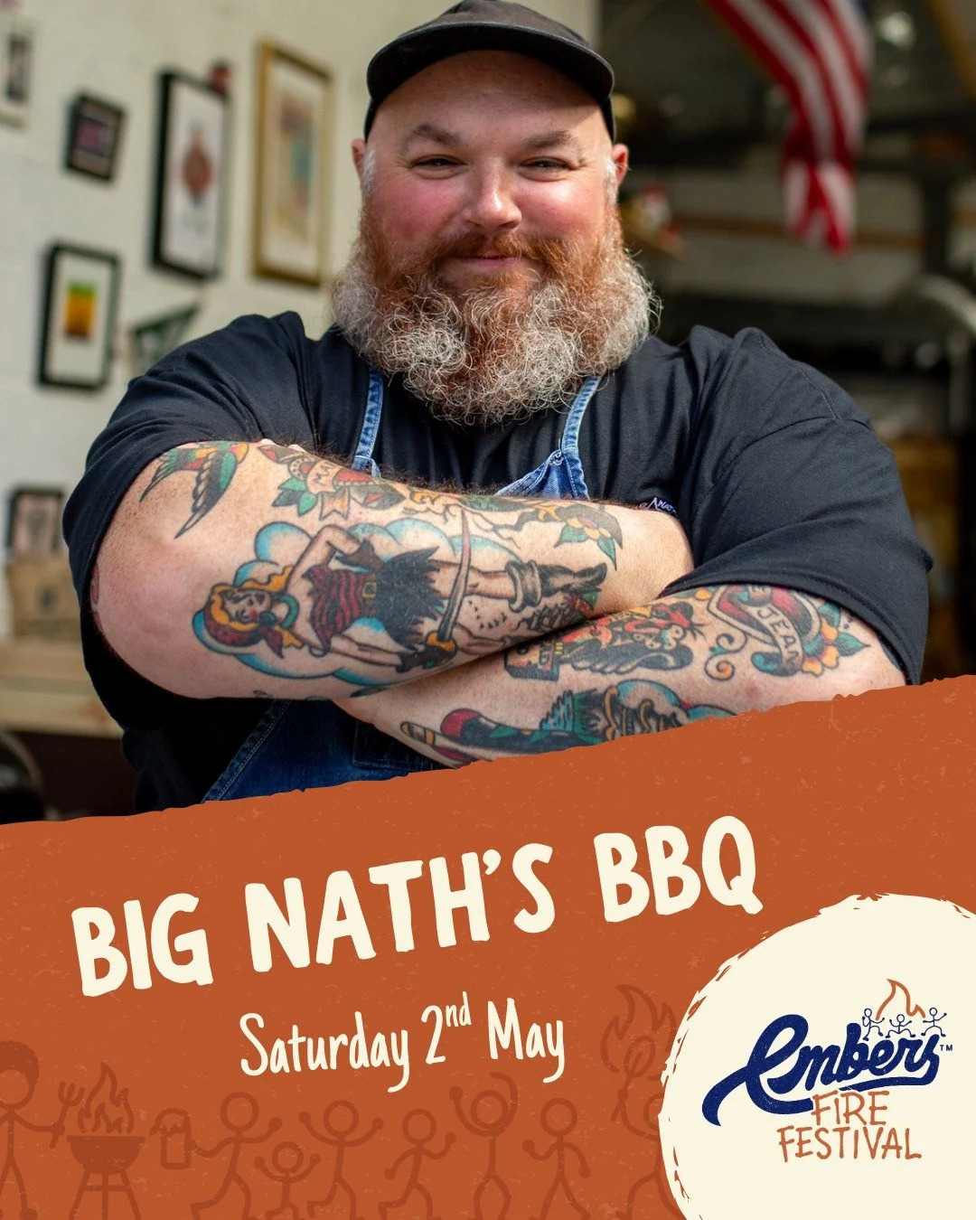 BIG NATH'S BBQ IS HITTING UP OUR DEMO STAGE 🔥🌶🍖

Take note because Nath is a master in Texan BBQ ✍️ Nath and his partner Kinsey have transformed a humble street food stall into a thriving business in Bristol and we're going to be tapping into thei