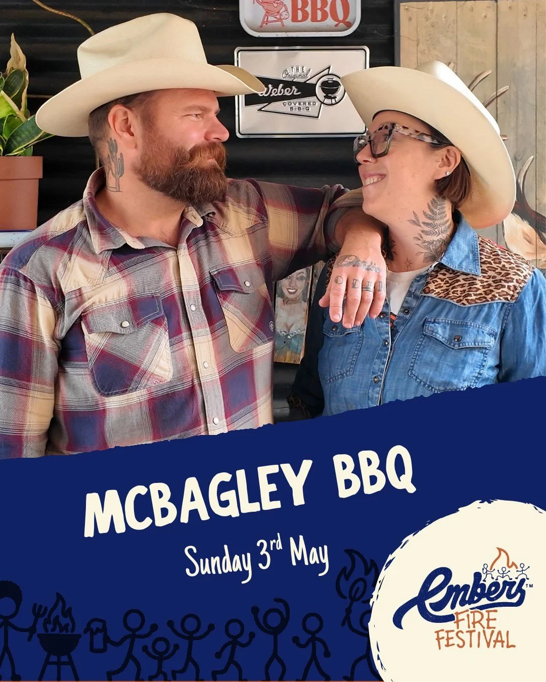 MCBAGLEY BBQ ARE ON THE DEMO STAGE! 🔥

As UK Live Fire Champions and World Food Championships finalists, you won&rsquo;t want to miss their demo!

📆 Sunday 3rd May 2026 - get your tickets by following the link in our bio.