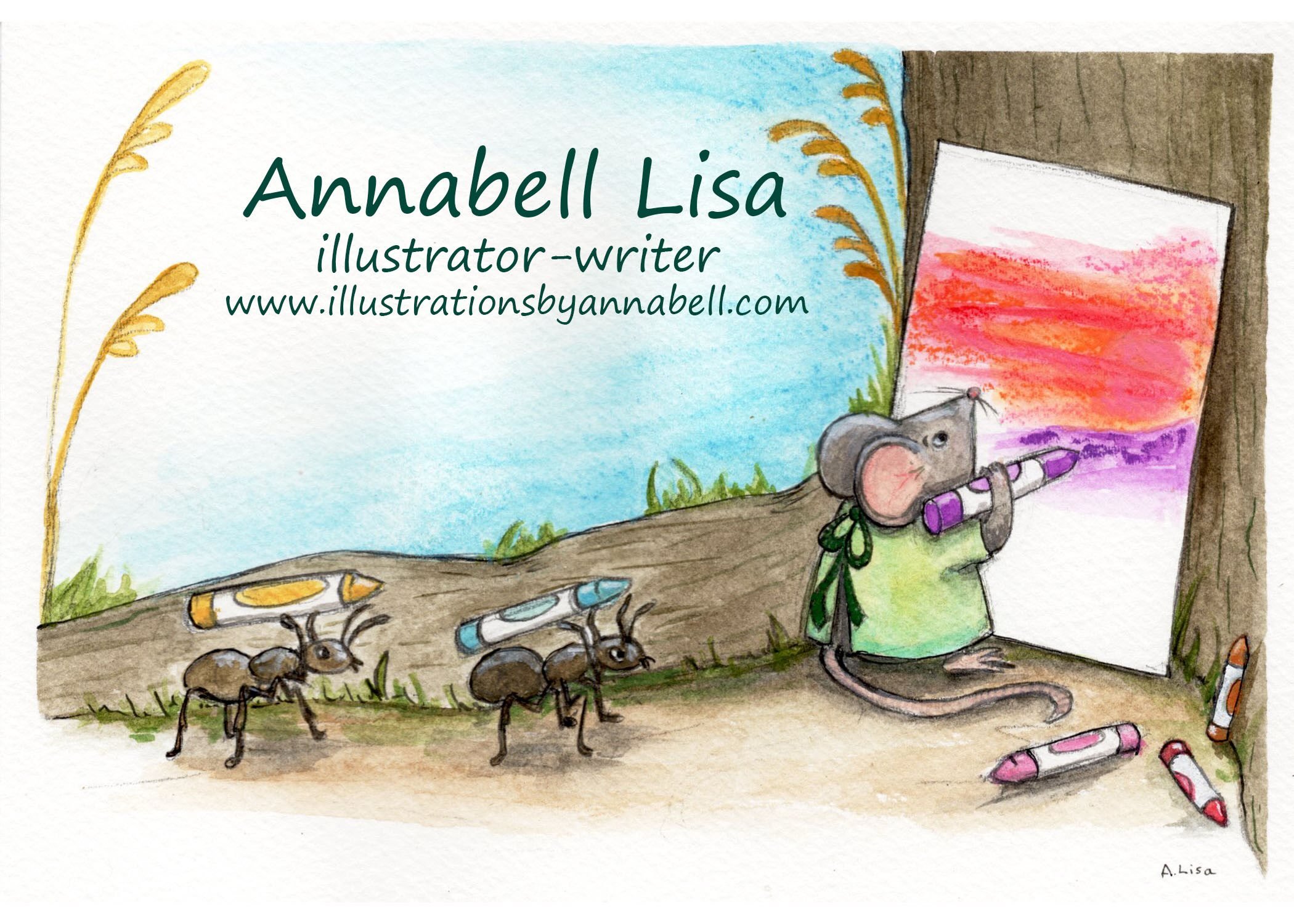 Happy #kidlitartpostcard day!

Hi, I&rsquo;m Annabell, I paint and draw in my little studio in NC.
My work is inspired by nature, folklore, children, and the quiet magic found in everyday moments.

I am seeking representation and can&rsquo;t wait to 