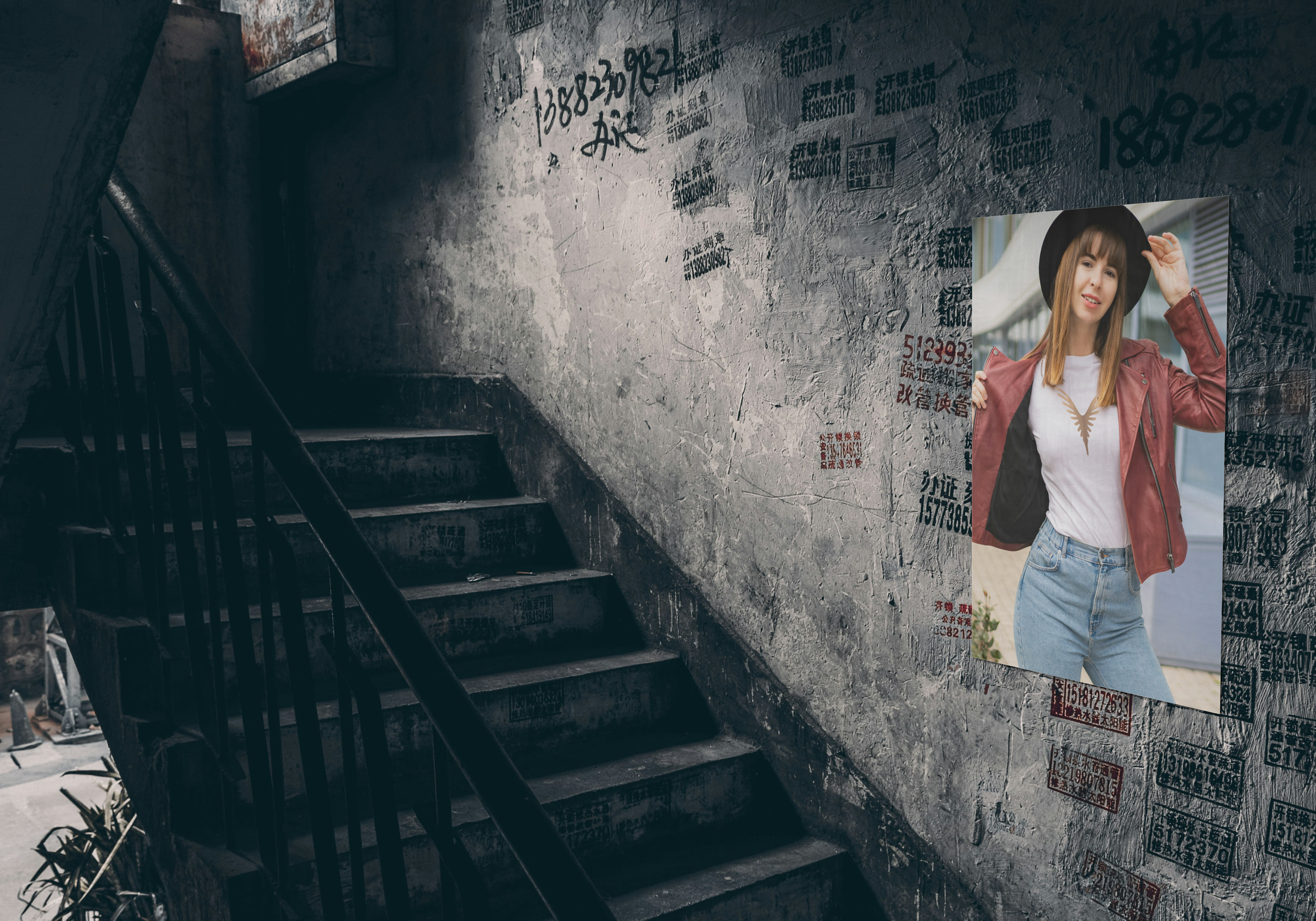 Poster of a lady wearing "Angle" from stYle Collections by YXELON. 