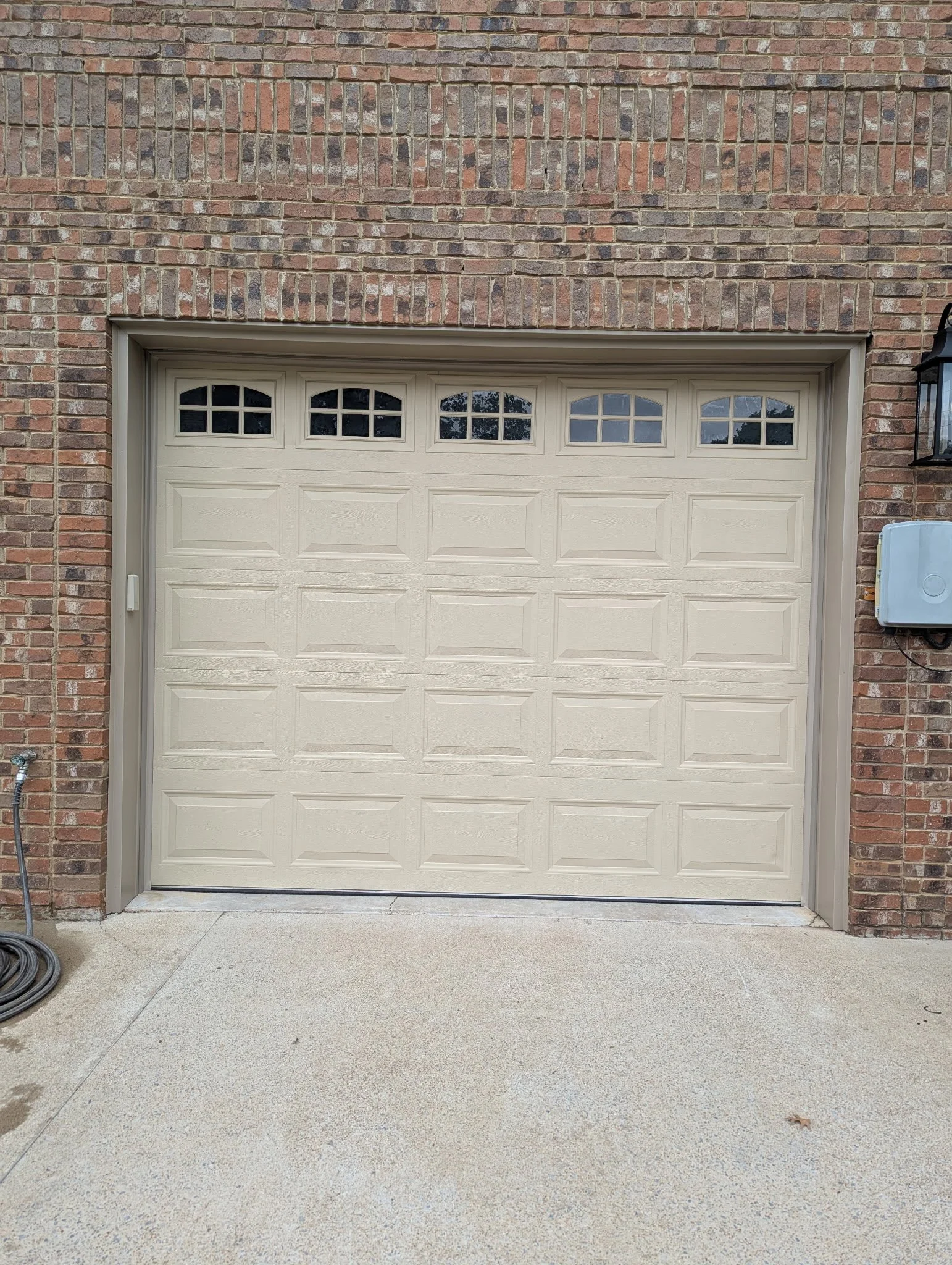 Residential garage door installation completed by Lil Fellers in Clarksville TN