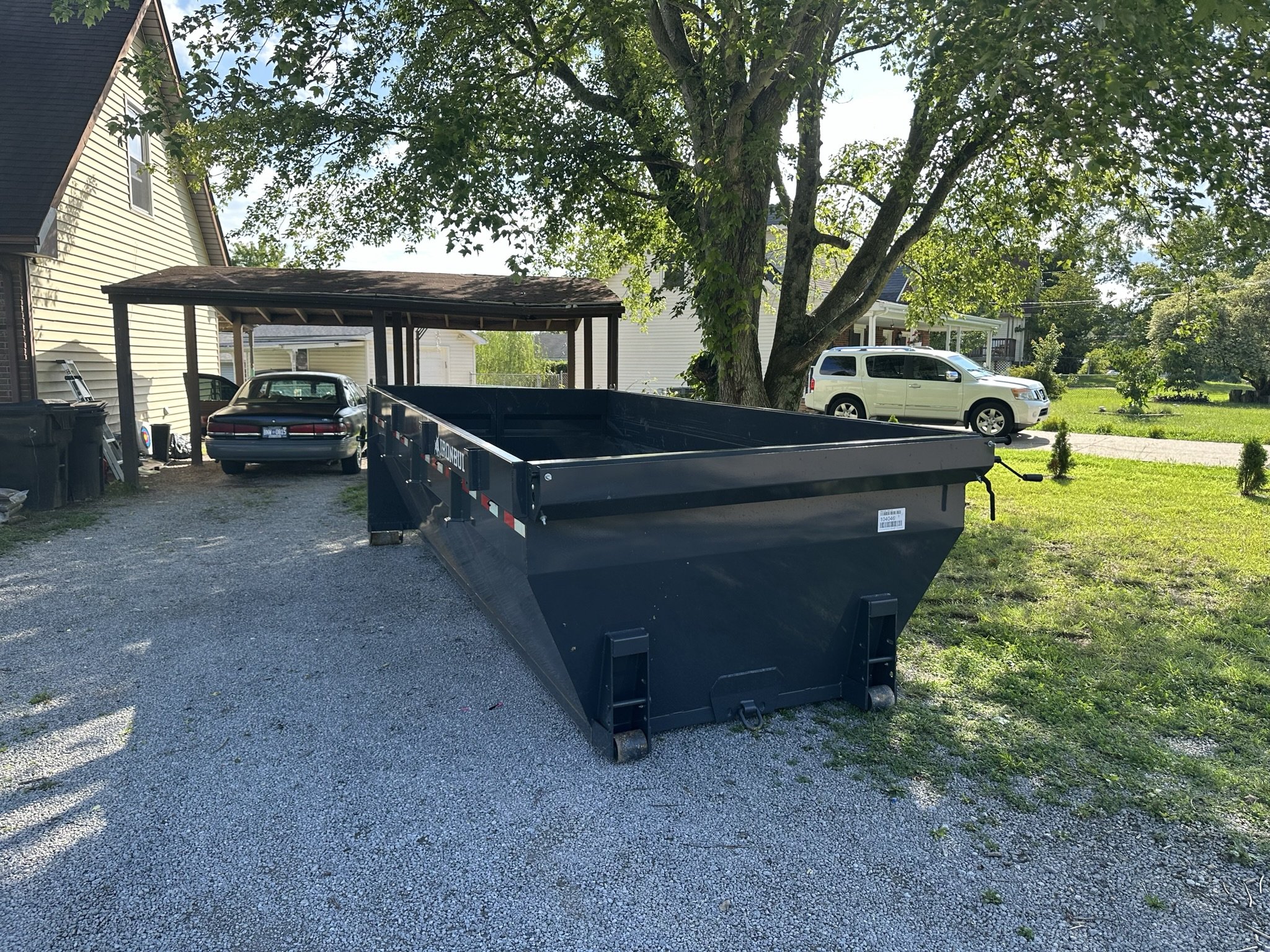 Dumpster rental in Clarksville TN by Lil Fellers LLC