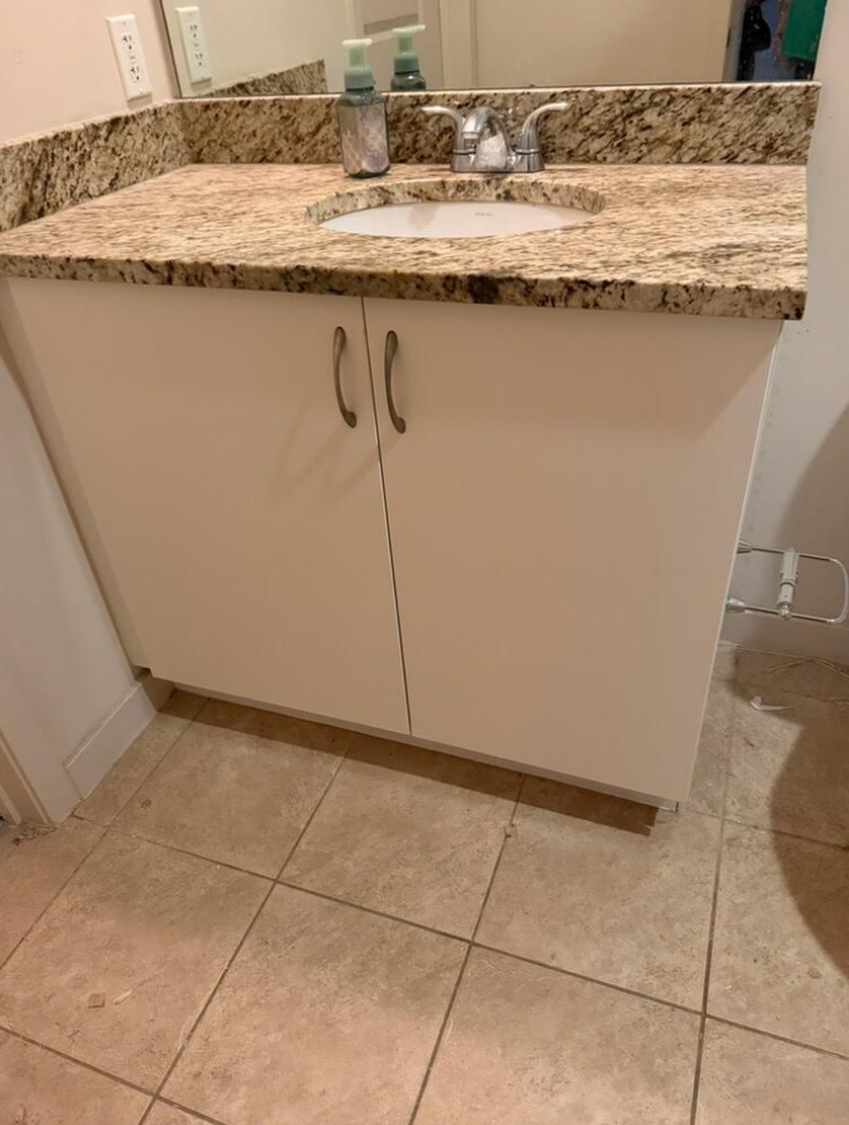 New cabinet & Vanity Nashville Residential Contractor Lil Fellers LLC 