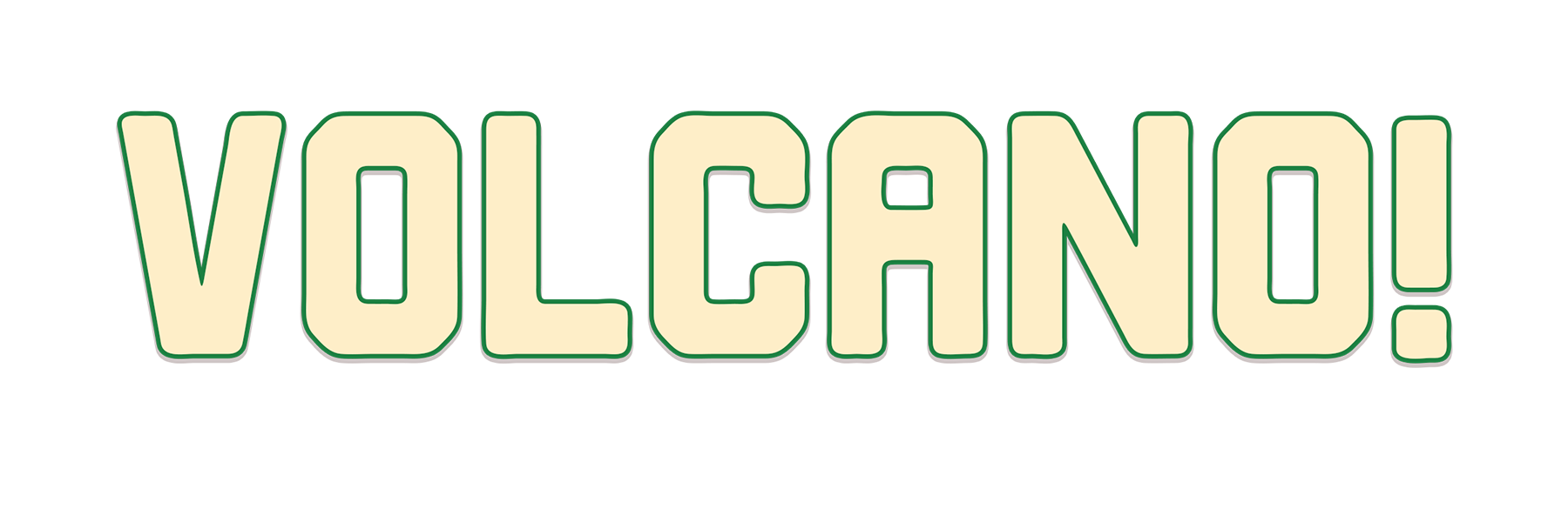 Volcano! Text Logo for Volcano Band