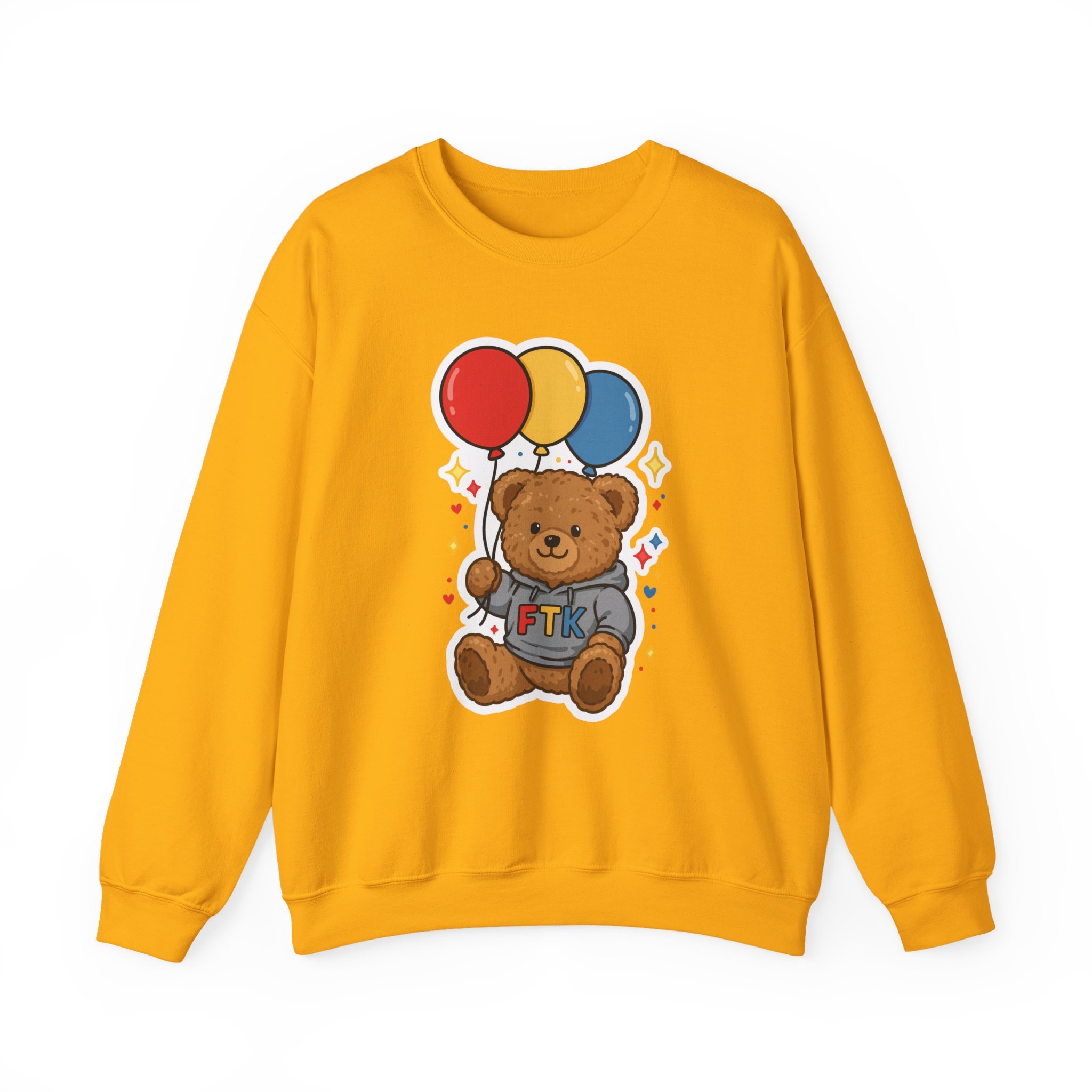 Teddy Bear Balloon Crewneck Sweatshirt