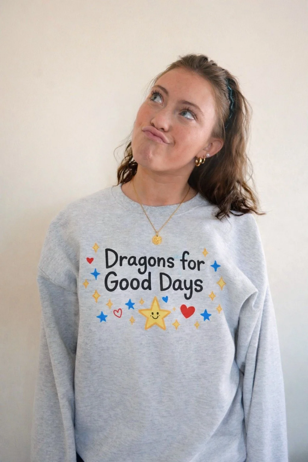 DFGD Star and Heart Crewneck