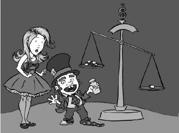 The Alice in Wonderland World of Charity Valuation